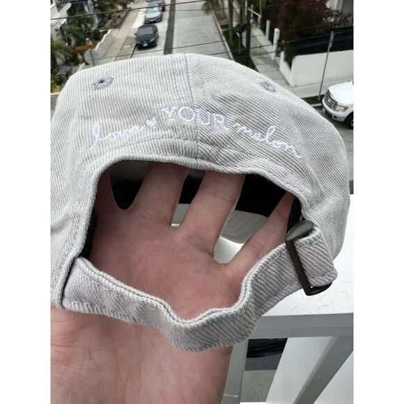 Love your Melon khaki baseball cap Dad watermelon embroidered preppy - Picture 7 of 10